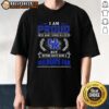 Kentucky Wildcats fan wearing 'I Am Proud Of Many Things' T-shirt, showcasing team spirit and pride in Kentucky basketball.