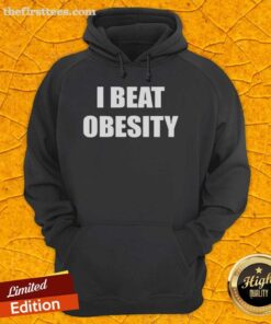 Alt Text: Official I Beat Obesity Hoodie in vibrant colors, promoting fitness and healthy lifestyle choices.