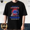 Alt Text: Official I Don't Need Evidence If You Don't Like The Chicago Cubs You're Guilty T-Shirt design featuring bold text.