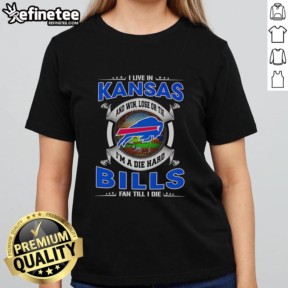 official-i-live-in-kansas-and-win-lose-or-tie-im-a-dead-hard-buffalo-bills-fan-till-i-die-ladies-tee Alt Text: Ladies tee featuring 'I Live In Kansas And I'm A Dead Hard Buffalo Bills Fan Till I Die' design, perfect for fans.