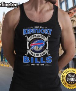 Dead Hard Buffalo Bills Fan tank top, showcasing pride for Kentucky fans with a bold design. Perfect for game day.