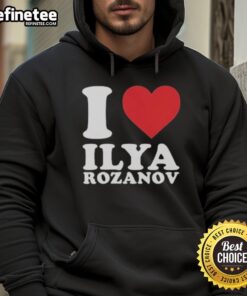 Official I Love Ilya Rozanov Hoodie featuring a stylish design, perfect for fans and casual wear.