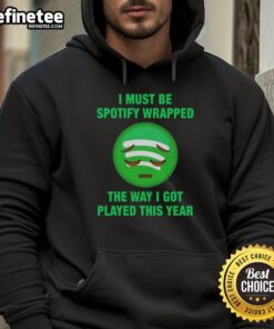 Alt Text: Official I Must Be Wrapped Hoodie featuring a playful design, perfect for showcasing your fun side this year.