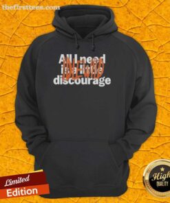 Official Idlewild All Need Is A Little Discourage Hoodie in black, showcasing stylish design and comfortable fit for fans.