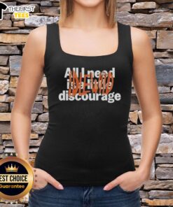 Official Idlewild All Need Is A Little Discourage tank top featuring a stylish design for casual wear.
