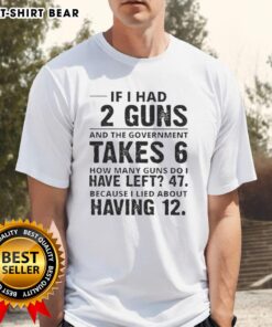 Alt Text: If I Had 12 Guns T-Shirt featuring a graphic that highlights gun ownership with a humorous question.
