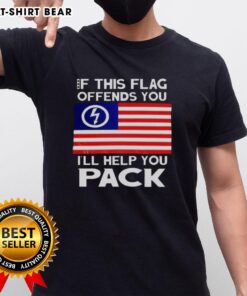 Official If This Flag Offends You Ill Help You Pack T-Shirt for music lovers, featuring bold graphics and a patriotic design.