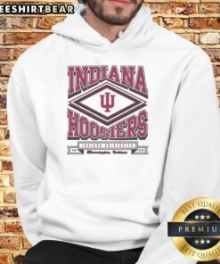 Official Indiana Hoosiers Heater Hoodie in crimson red, featuring the team's logo and a stylish design for fans.