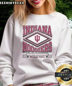 Official Indiana Hoosiers heater sweatshirt in red, featuring the team logo and cozy design for fans and athletes.