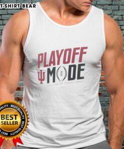 Official Indiana Hoosiers Playoff Mode tank top for the 2025-2026 College Football Playoff, perfect for fans.