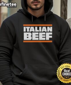 Official Italian Beef Chicago Bears hoodie featuring team logo and vibrant design, perfect for fans and cold weather.