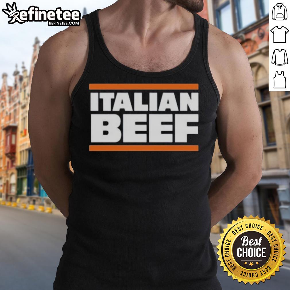 official-italian-beef-chicago-bears-tank-top Official Italian Beef Chicago Bears tank top featuring team logo and vibrant colors, perfect for game day or casual wear.