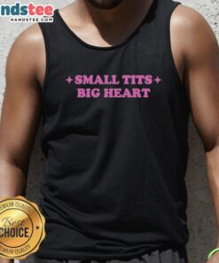 Official Jade Pixel Small Tits Big Heart Tank Top in vibrant colors, perfect for casual summer wear and expressing fun style.