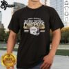 Alt Text: Official James Madison University Dukes Football 2025 Sun Belt Champions T-Shirt featuring team logo and championship design.