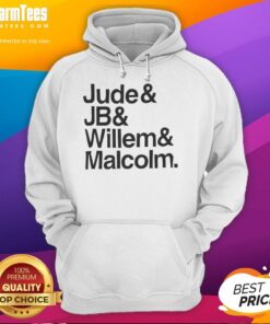 Alt Text: Official Jude JB hoodie featuring Willem and Malcolm designs, perfect for fans of the series and stylish casual wear.