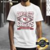Official Kansas City Chiefs Heater T-Shirt featuring bold team logo and vibrant colors, perfect for fans and game day wear.