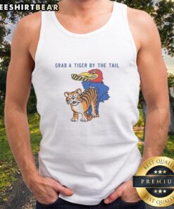 Official Kansas Jayhawks vs Missouri Tigers rivalry tank top featuring the mascot, perfect for game day attire.