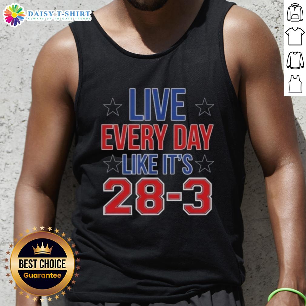Official Live Everyday Like It'S 28 3 High Quality Tank Top High-quality tank top featuring 'Live Everyday Like It's 28/3' design, perfect for casual wear and summer fashion.