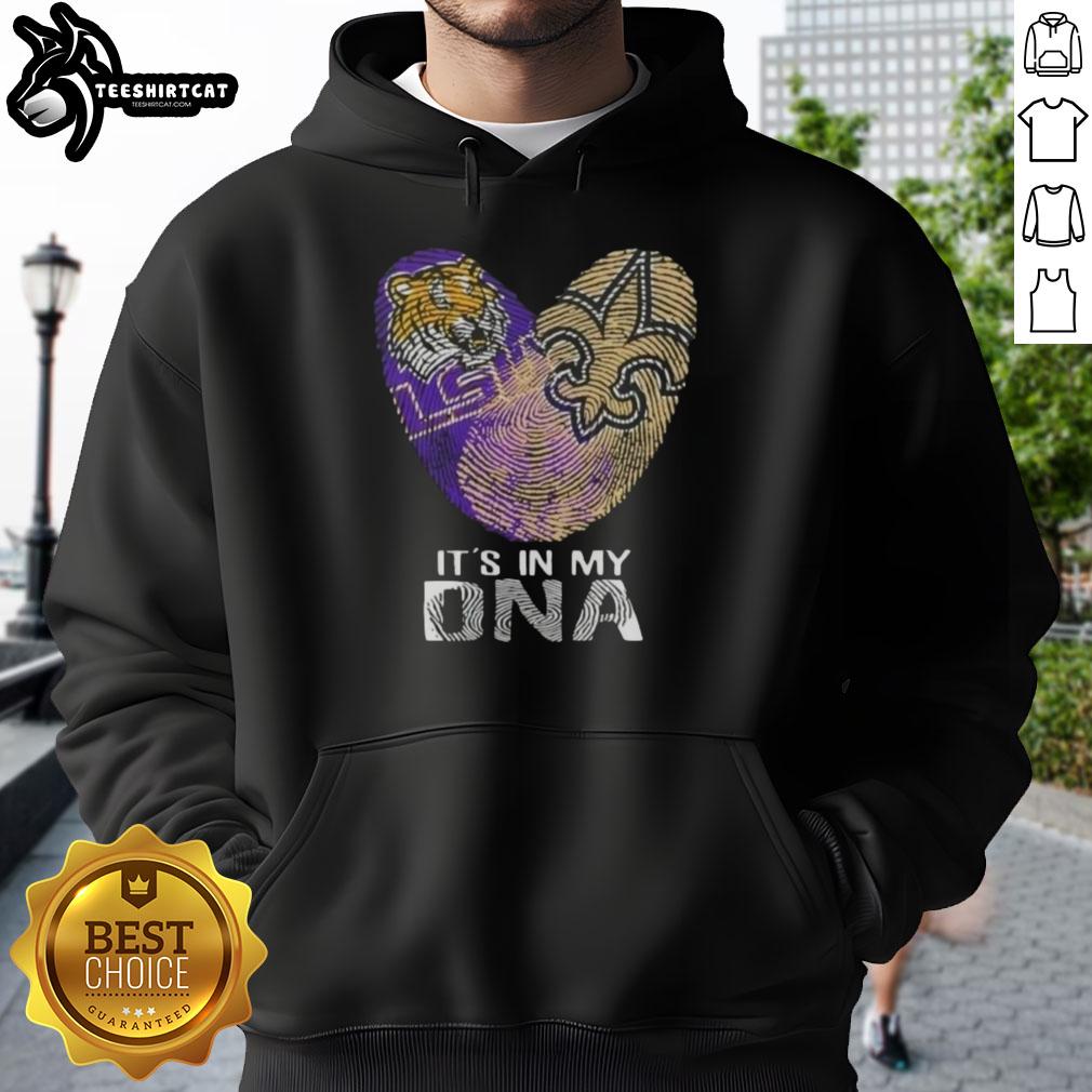 official-louisiana-city-sports-lsu-tigers-x-new-orleans-saints-its-in-my-dna-fingerprint-heart-hoodie LSU Tigers x New Orleans Saints hoodie featuring a heart design and DNA fingerprint, perfect for Louisiana sports fans.