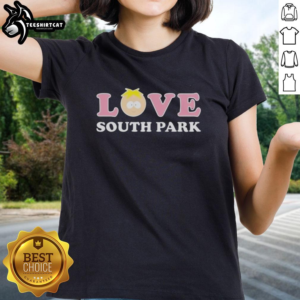 official-love-south-park-ladies-tee Official Love South Park Ladies Tee featuring vibrant graphics and a comfortable fit, perfect for fans of the show.