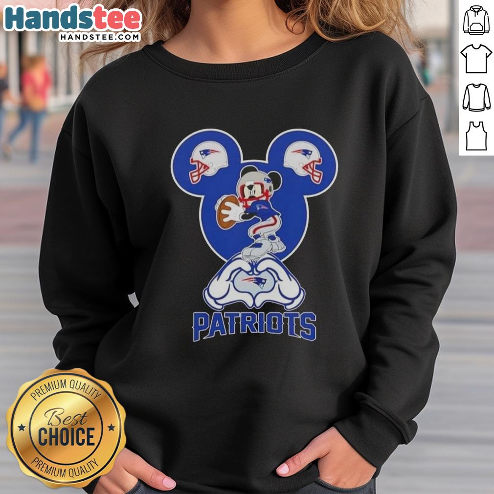 official-mickey-hands-heart-love-new-england-patriots-football-sweatshirt Official Mickey Hands Heart Love sweatshirt for New England Patriots fans, perfect for game day and showcasing team spirit.