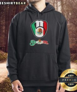 Official Milwaukee Brewers Baseball hoodie featuring a vibrant Mexican flag design, perfect for fans and style.