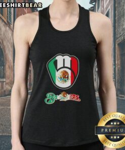 Official Milwaukee Brewers Baseball tank top featuring the Mexican flag design, perfect for fans and summer wear.