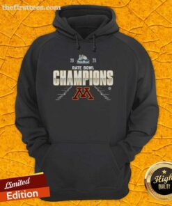 Official Minnesota Golden Gophers 2025 Rate Bowl hoodie, showcasing team colors and logo for fans and supporters.