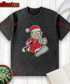 Official MXPX Santa PX Washed T-Shirt featuring a vintage design and soft fabric, perfect for fans of MXPX.