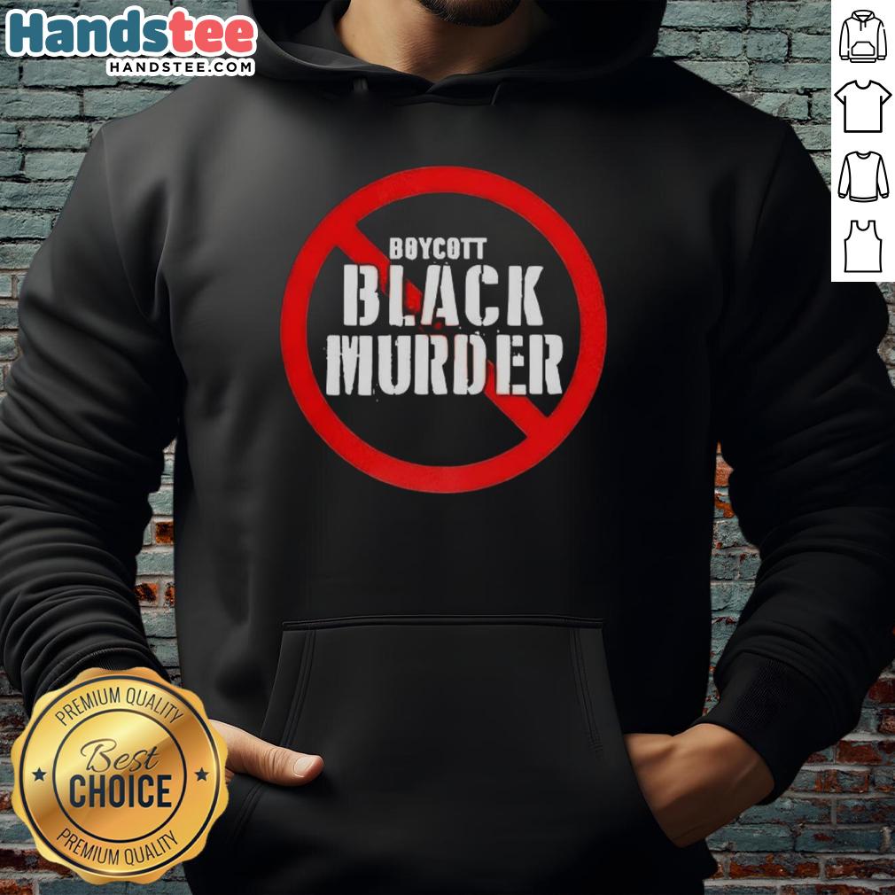 official-mysonne-linen-boycott-black-murder-hoodie Alt Text: Official Mysonne Linen Boycott Black Murder Hoodie featuring bold graphics and a stylish design for streetwear enthusiasts.