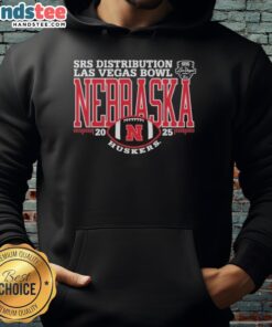 Official Nebraska Huskers Football 2025 IS4S Salute to Veterans Bowl Hoodie, featuring team colors and logo design.