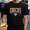 Official New York Knicks NBA Battle Tested T-Shirt established 1946, featuring team logo and stylish design.