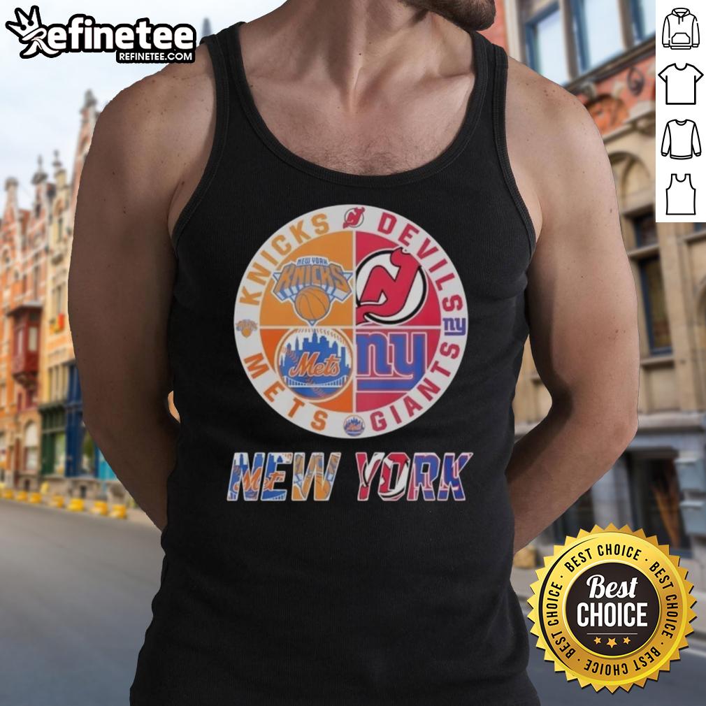 official-new-york-knicks-new-york-mets-new-jersey-devils-new-york-giants-mashup-logo-tank-top Alt Text: Official New York Knicks, Mets, Devils, and Giants mashup logo on a stylish tank top for sports fans.