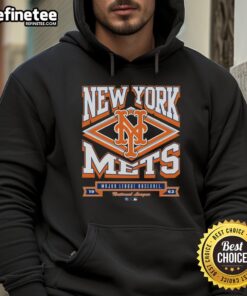 Official New York Mets Heater Hoodie featuring team logo, perfect for fans and chilly game days.