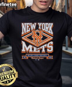Official New York Mets Heater T-Shirt featuring team logo and vibrant colors, perfect for fans and game day wear.