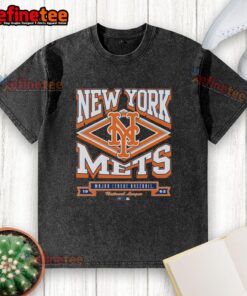 Official New York Mets Heater Washed T-Shirt featuring team logo, vibrant colors, and soft fabric for ultimate comfort.