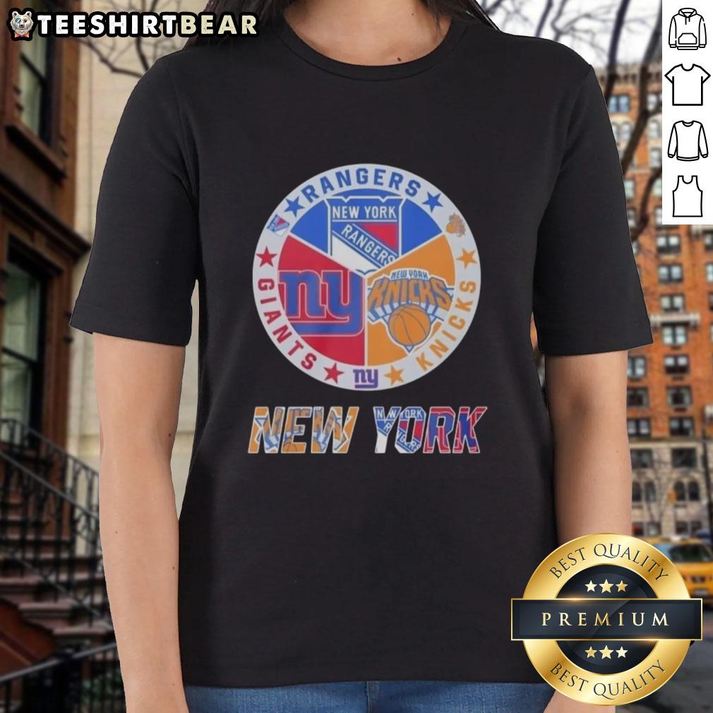 official-new-york-rangers-new-york-giants-new-york-knicks-mashup-logo-ladies-tee Official New York Rangers, Giants, and Knicks mashup logo on a women's tee, perfect for NYC sports fans.