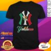 Official New York Yankees Baseball X Mexican Flag T-Shirt featuring iconic team logo and vibrant Mexican flag design.