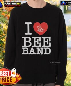 Official Honey Revenge I Heart Bee Band Sweatshirt featuring a stylish bee graphic for casual wear.