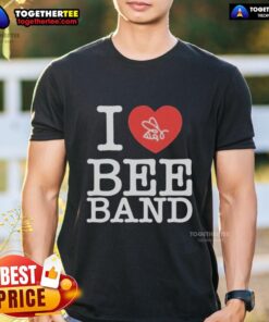Official Honey Revenge I Heart Bee Band T-Shirt featuring a stylish bee graphic and vibrant design, perfect for fans.