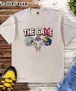 Official Ohio State Football The Game Winner 2025 Washed T-Shirt featuring team colors and logo, perfect for fans.