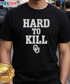 Official Oklahoma Sooners Football Hard To Kill T-Shirt featuring team logo and bold graphic design for fans.