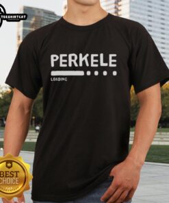 Official Perkele Loading T-Shirt featuring unique graphic design and vibrant colors, perfect for fans of bold fashion.