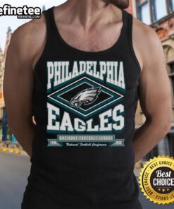 Alt Text: Official Philadelphia Eagles Heater Tank Top featuring vibrant team colors and logo, perfect for game day wear.
