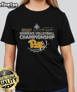 Official Pitt Panthers 2025 NCAA Division I Women's Volleyball Championship Final Four Bound Ladies Tee design