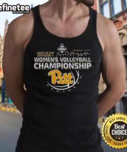 Alt Text: Pitt Panthers 2025 NCAA Division I Women's Volleyball Championship Final Four Bound tank top in team colors.