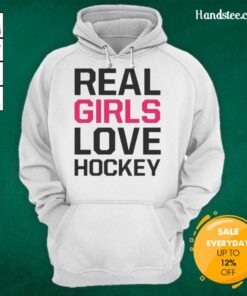 Alt Text: Official Real Girls Love Hockey Hoodie in stylish design, perfect for hockey fans and casual wear.