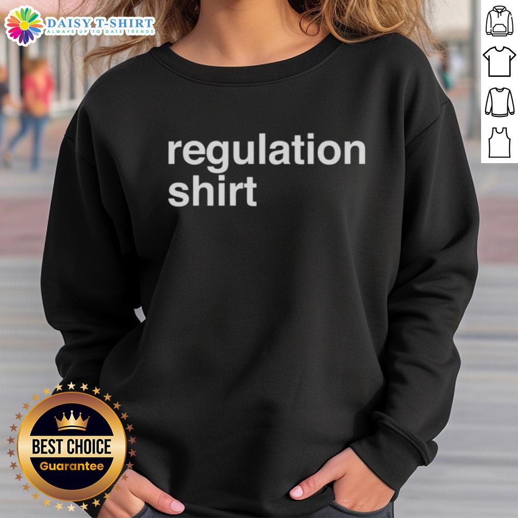 Official Regulation Sweatshirt Official Regulation Sweatshirt in navy blue, featuring a logo and comfortable fit for casual wear and sports activities.