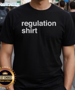 Official Regulation T-Shirt featuring a bold logo and stylish design, perfect for sports enthusiasts and team supporters.