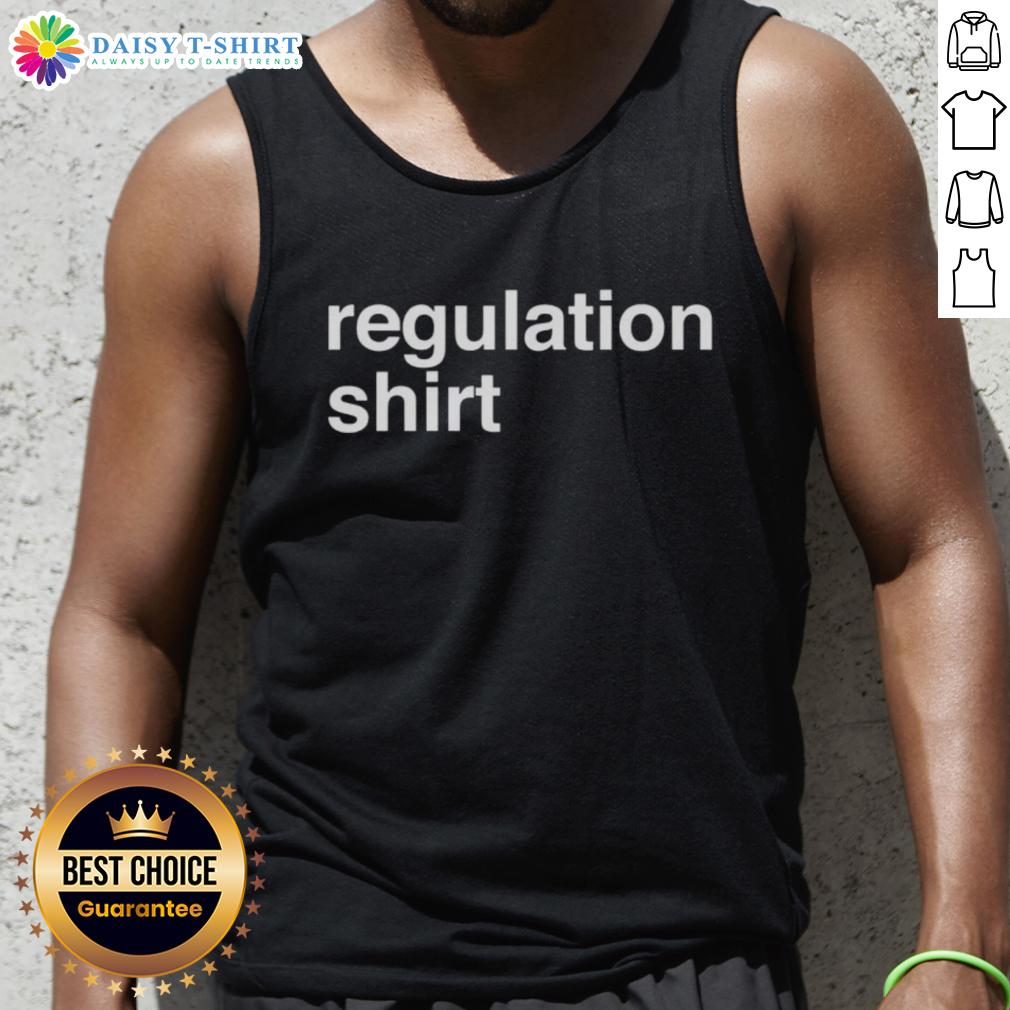 Official Regulation Tank Top Official Regulation Tank Top in black, featuring a sleek design perfect for workouts and casual wear.